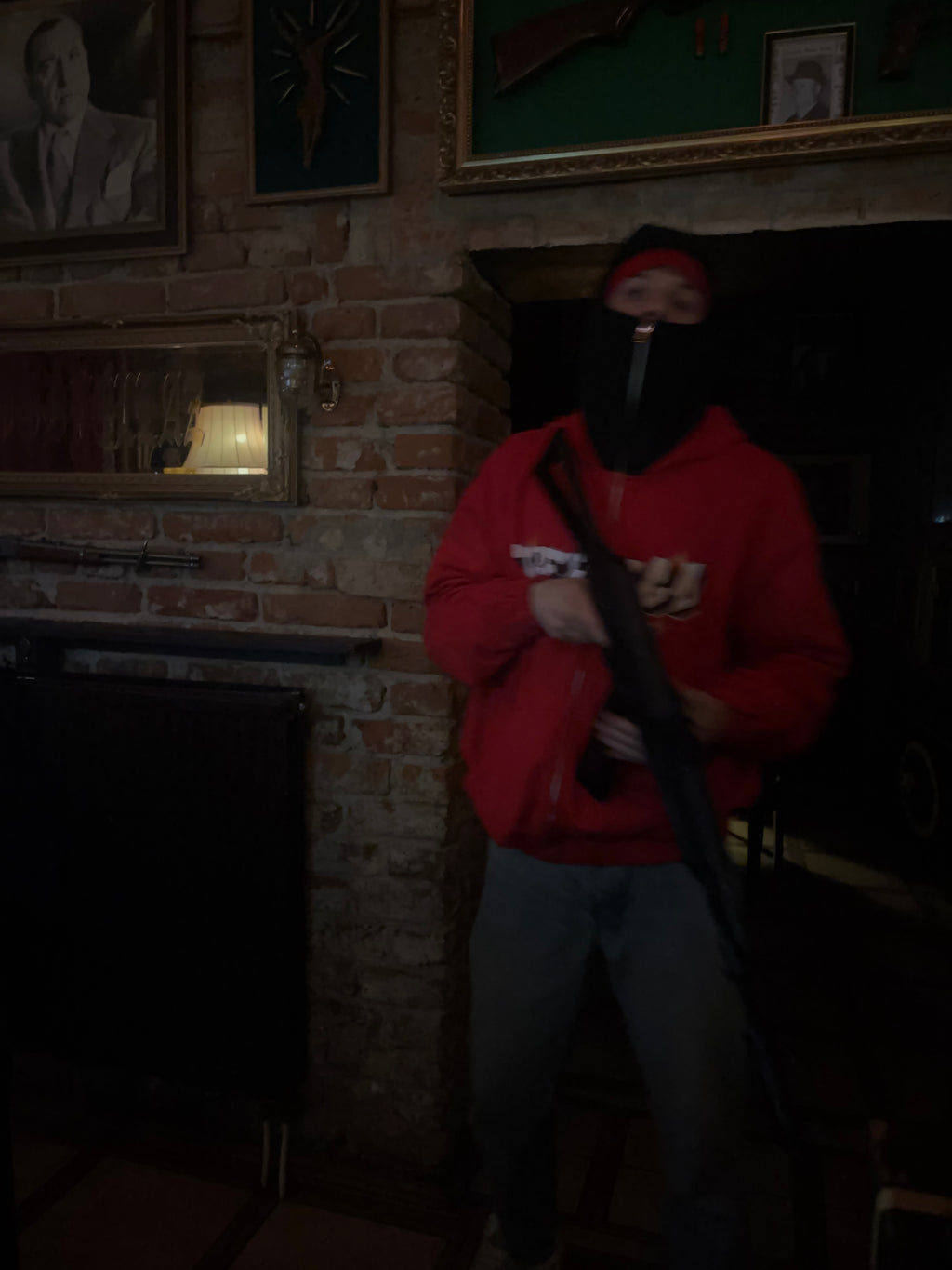 BALACLAVA ZIP HOODIE – RED