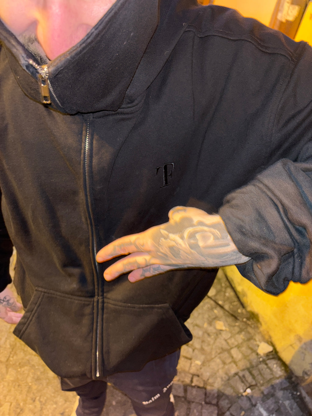 BALACLAVA ZIP HOODIE – BLACK (Signature)
