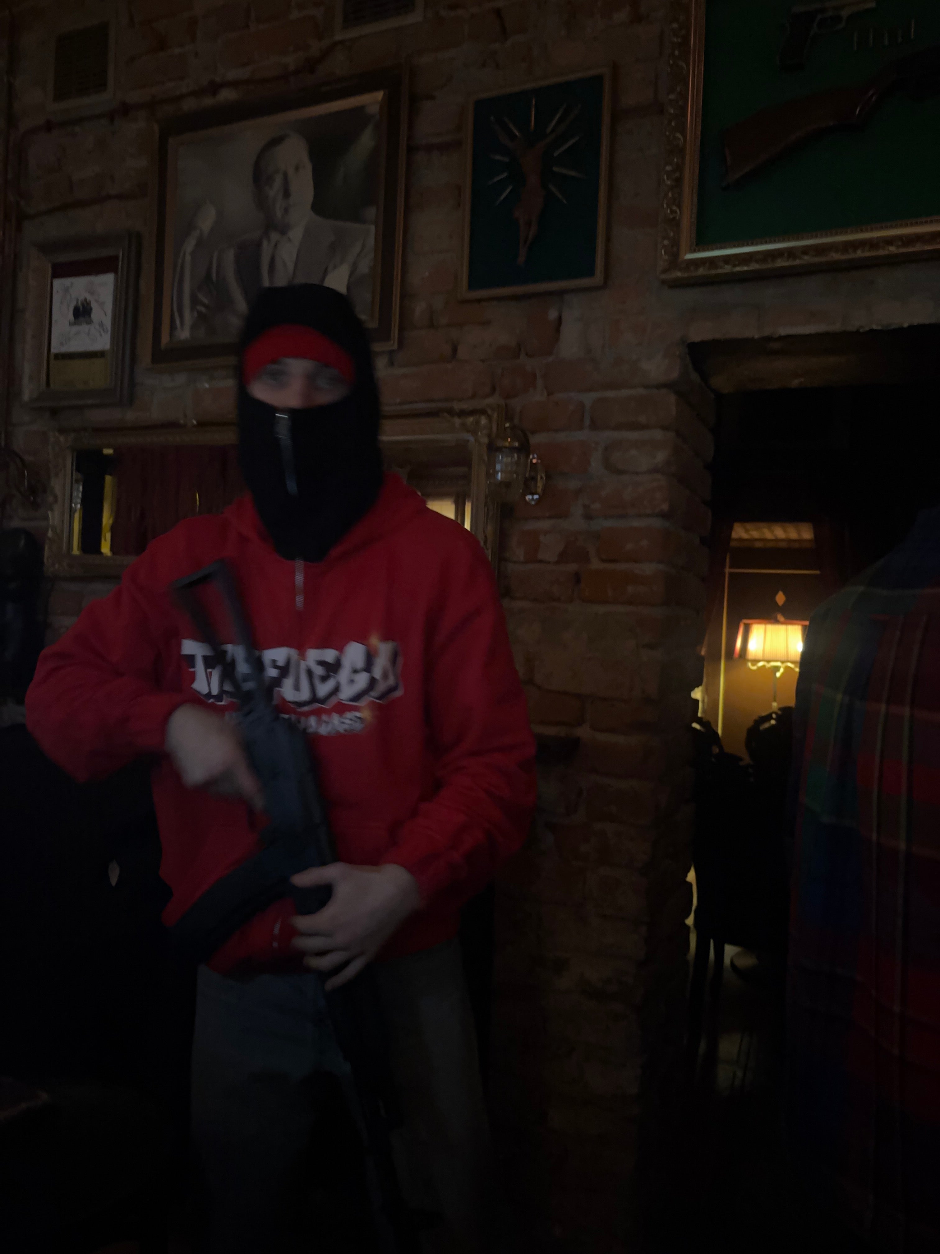 BALACLAVA ZIP HOODIE – RED