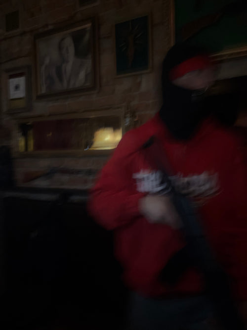 BALACLAVA ZIP HOODIE – RED