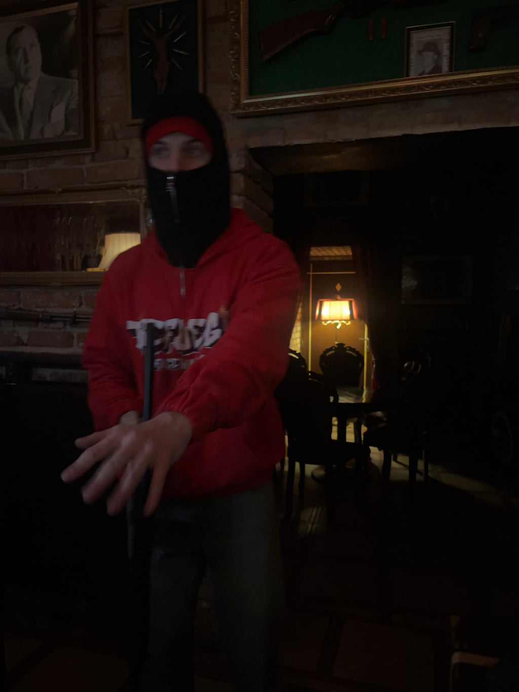 BALACLAVA ZIP HOODIE – RED